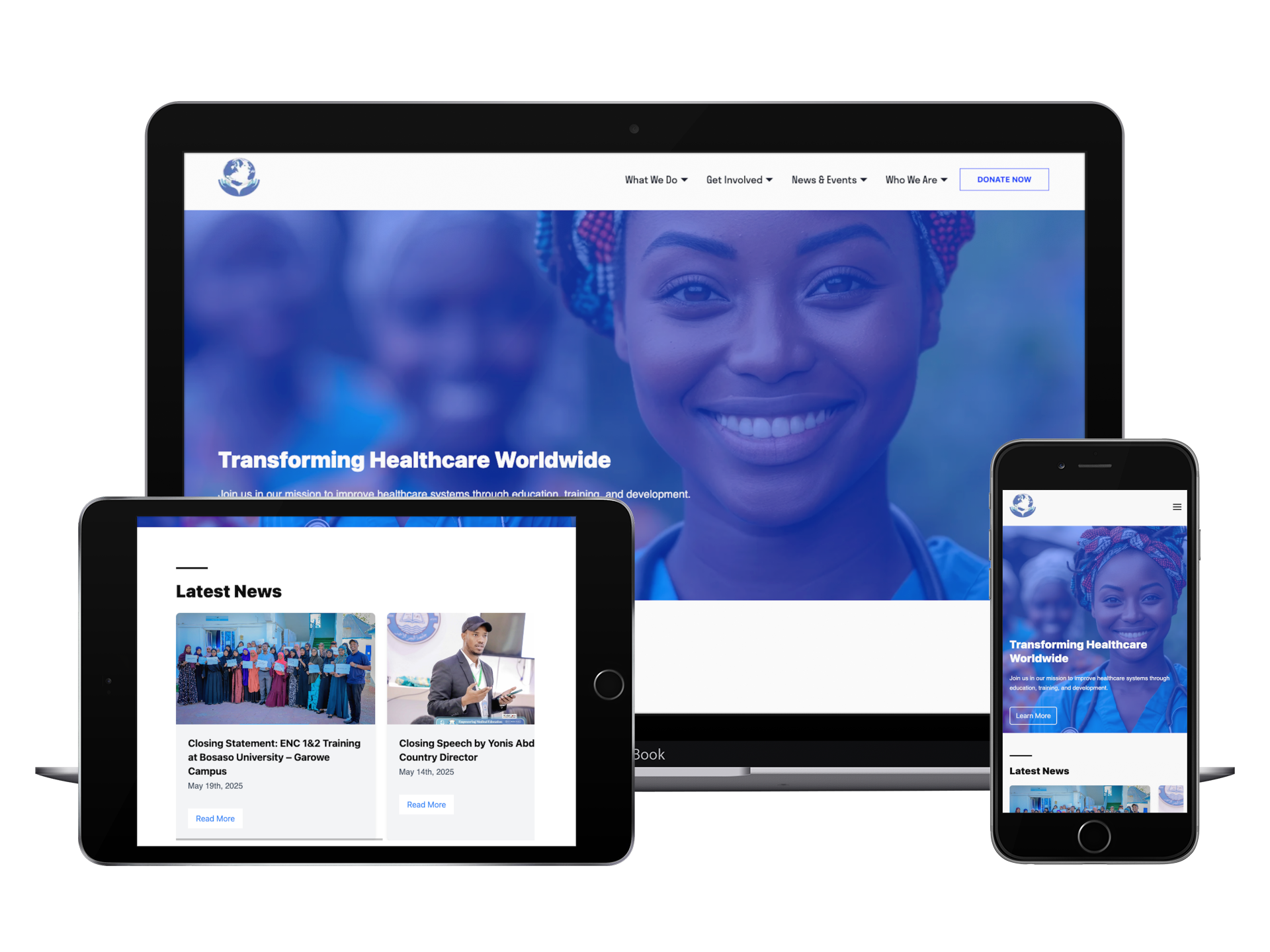 Latest Project: Global Health Alliance Website